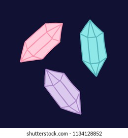 gem doodle icons