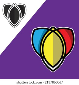 gem flower logo suitable for company