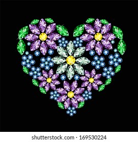Gem Heart - Powered by Shutterstock - Get 15% off with code: PIKWIZARD15