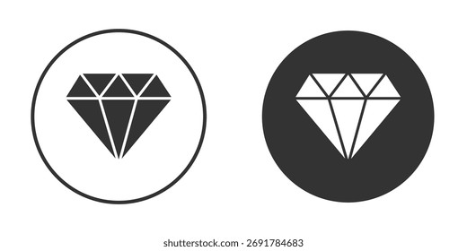 Icono de la gema. cartel plano lleno para el concepto móvil. Gráficos de Vector