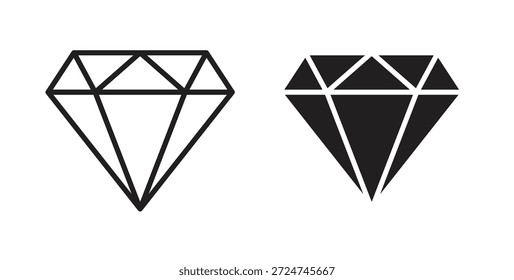 Ícone Gem. sinal plano preenchido para conceito móvel e web design