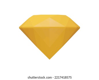 Gem icon rendering illustration 3d