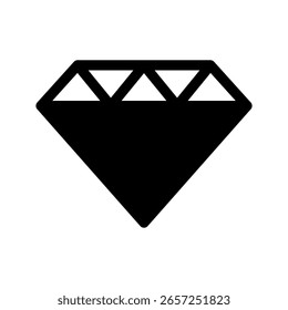 Ilustración de diseño de símbolo de Vector de icono de gema