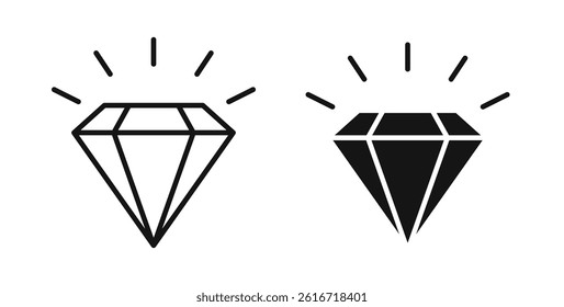 Gem icons set for website design