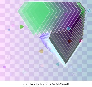 gem into clever stroke, contrasting clash in picture