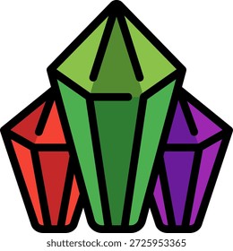 Gem jewel diamond ruby icon