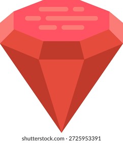 Gem jewel diamond ruby icon