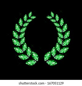 Gem Laurel Wreath