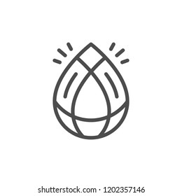 Gem line icon