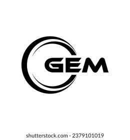 GEM Logo Design, Inspiration for a Unique Identity. Modern Elegance and Creative Design. Watermark Your Success with the Striking this Logo.