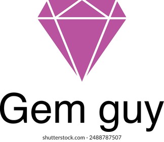 Vector con logotipo de gema en alta calidad (EPS)"