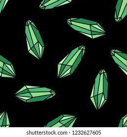 gem seamless doodle pattern