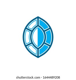 Icono Gem stone en el fondo para diseño gráfico y web. Símbolo de concepto de ilustración creativa para aplicación web o móvil.