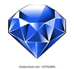 Gem stone - sapphire.
