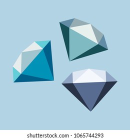 Gem stones/Diamonds vector illustration 