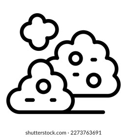 Gem treasure icon outline vector. Gold mine. Truck asset