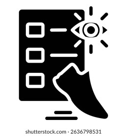 Gemba Walk Icon Bold Style For Various Design Purposes