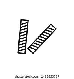 Gemelli logo logo signo Vector contorno