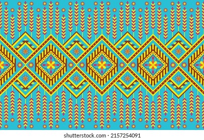 Gemetric ethnic pattern traditional Design for background,carpet,wallpaper,clothing,wrapping,batic,fabric,vector illustraion