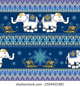 Gemetric Ethnic traditional seamless , Aztec, Tribal, Hmong, Native American Indian, Pattern design for wrap, carpet, decorative illustraion

