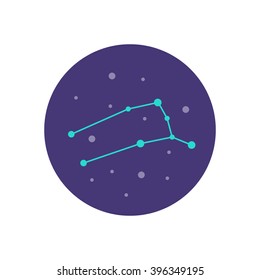 gemini icon. vector illustration
