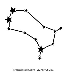Gemini icon, zodiac signs. vector illustration.