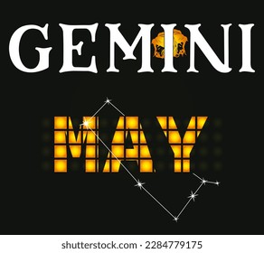Gemini May Shirt, Zodiac Gemini