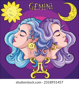 Gemini es el tercer signo del zodiaco, y está representado por los gemelos Castor y Pollux. Los geminis nacen entre el 21 de mayo y el 20 de junio, y son una señal aérea.