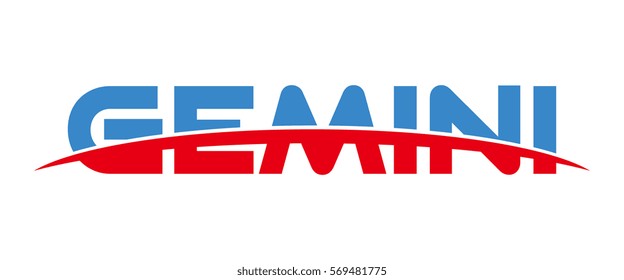 Gemini - Zodiac - Astrology - Text letter logo