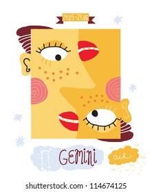 Gemini zodiac sign