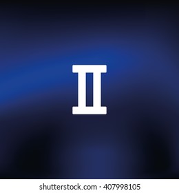 Gemini zodiac sign.