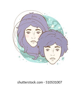 Gemini zodiac sign