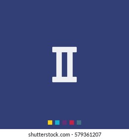 Gemini zodiac sign.