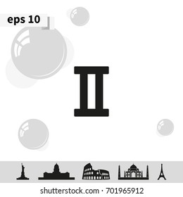 Gemini zodiac sign.