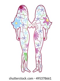 Gemini zodiac sign gradient