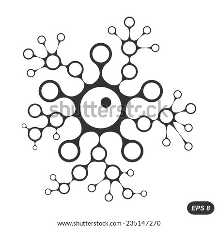 Gemmation infographics template, 2d illustraation, vector, eps 8