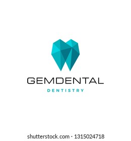 gems dental logo for dentist and dentistry