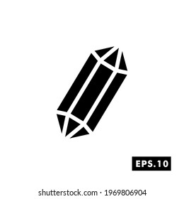 Gems icon vector. Diamond icon or logo isolated sign symbol vector illustration