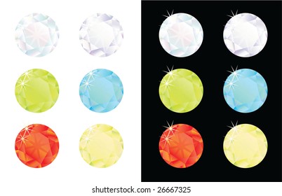 gemas de fondo diferente