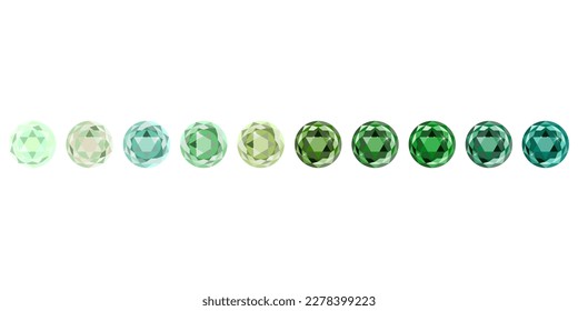 Gems set for game design. Diamond, brilliant gem. Vector illustration.