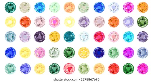 Juegos para el diseño de juegos. Diamante, joya brillante. Ilustración vectorial.