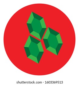 Gems simple illustration clip art vector
