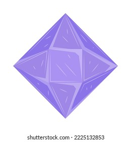 icono de cristal de gemstone aislado