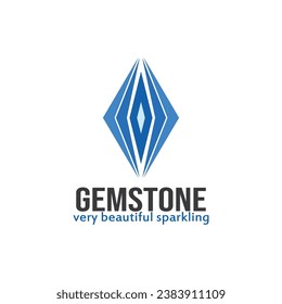 diseño de ilustraciones vectoriales del icono gemstone