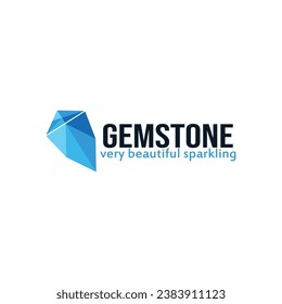Edelstein-Symbol-Logo, Vektorgrafik-Design