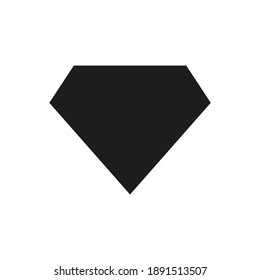 icono de gema sobre fondo blanco