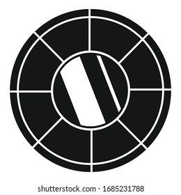 Icono de Gemstone. Icono vectorial simple para diseño web aislado en fondo blanco