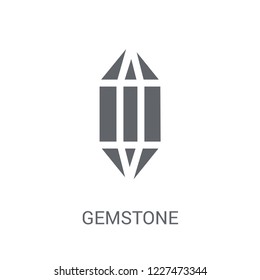 Gemstone icon. Trendy Gemstone logo concept on white background from Luxury collection. Suitable for use on web apps, mobile apps and print media.
