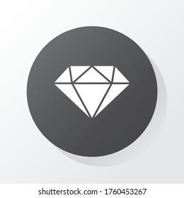 gemstone Icon. Vector illustration EPS 10.