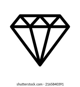 Gemstone Icon Vector Symbol Design Illustration